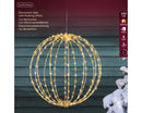 Kaemingk | Decorazione Sfera con Micro LED – Effetto Flash e Luce Calda