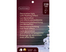 Kaemingk | Decorazione Stella Luminosa con Micro LED – Effetto Flash e Luce Calda