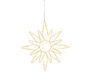 Kaemingk | Decorazione Stella Luminosa con Micro LED – Effetto Flash e Luce Calda