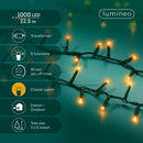 Kaemingk | Festone di Luci Twinkle 1000 Led - Luce Classica Calda per esterni