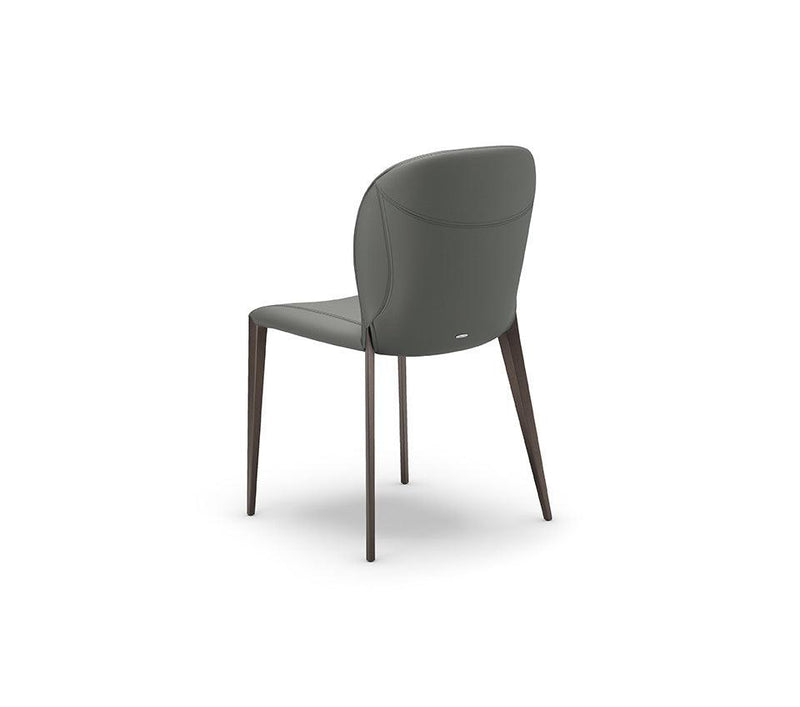 Set 2 pz. Sedia Struttura Metallo Seduta ecopelle Nancy ML Cattelan Italia