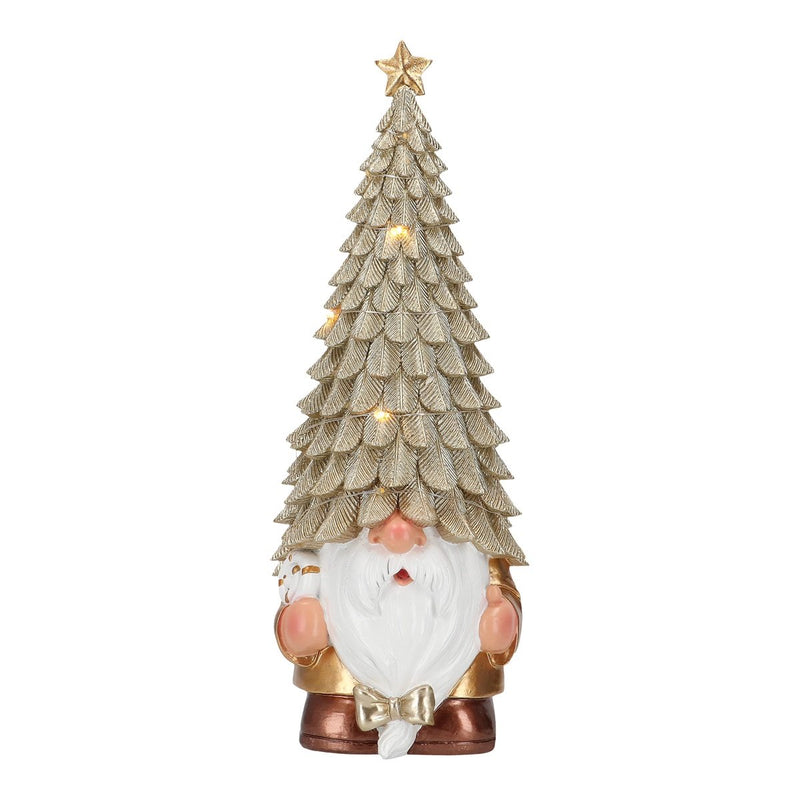 Timstor | Gnomo Poly con Albero LED sulla testa Natale 2025