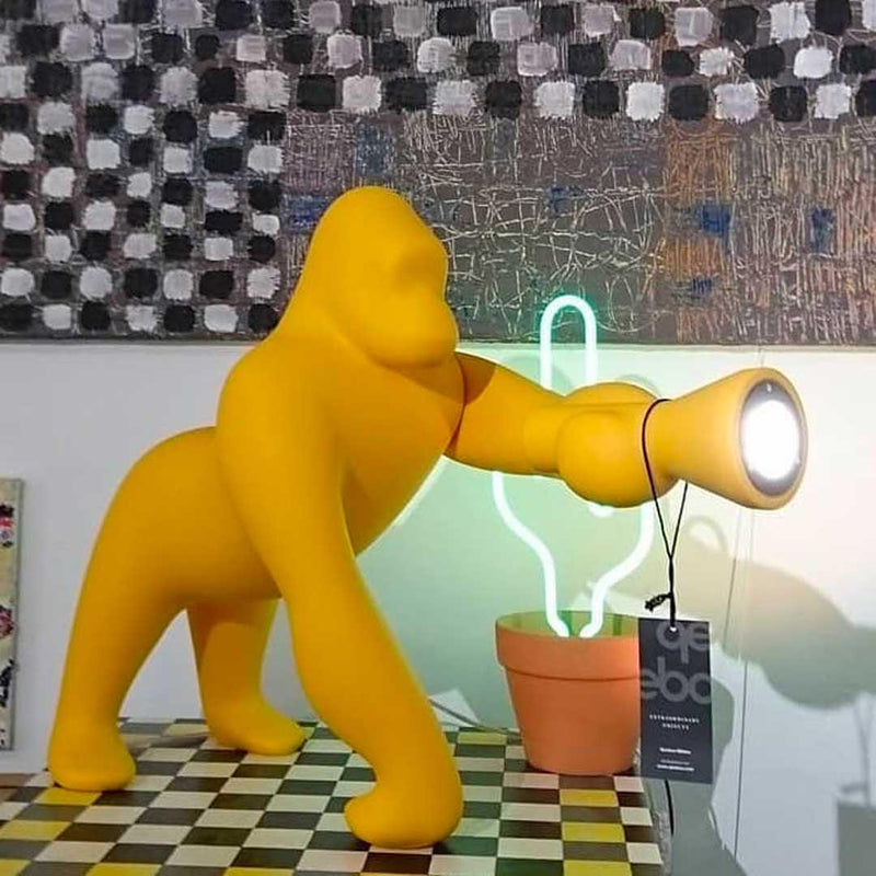 Lampada da tavolo Kong XS Nero QEEBOO