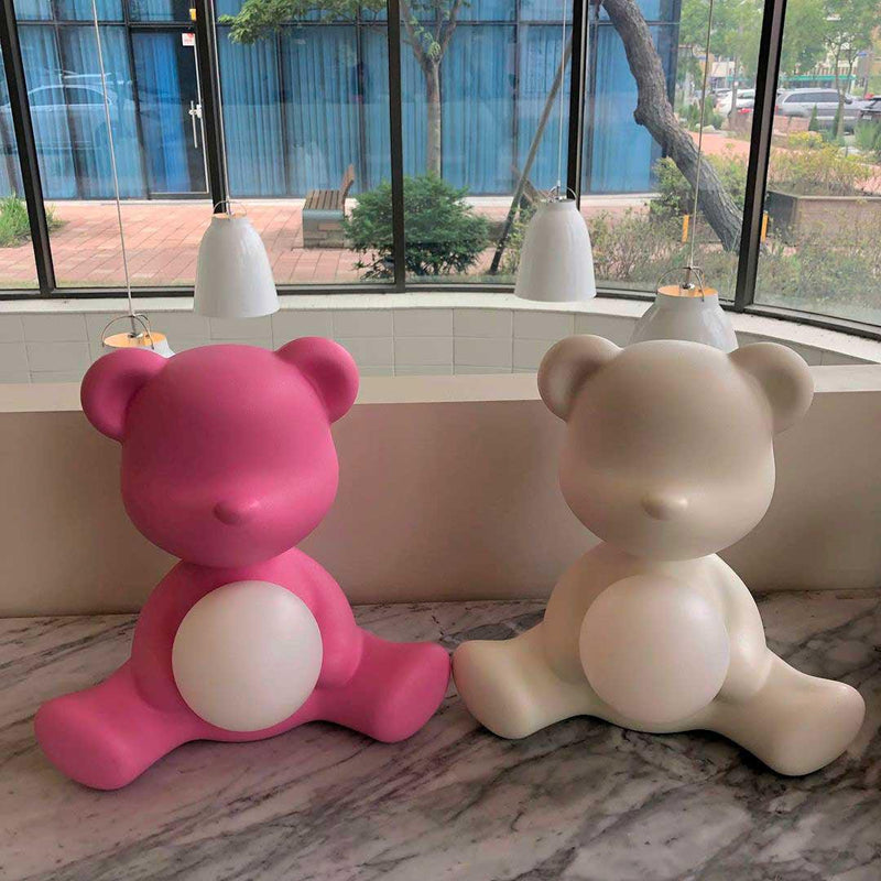 Lampada in polietilene da Tavolo ricaricabile Teddy Girl QEEBOO