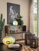 L'Oca Nera | Lampada da tavolo ovale in vetro