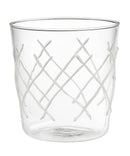 Set Bicchieri Lollipop 6 pz. vetro con decoro Fatti a mano Galbiati