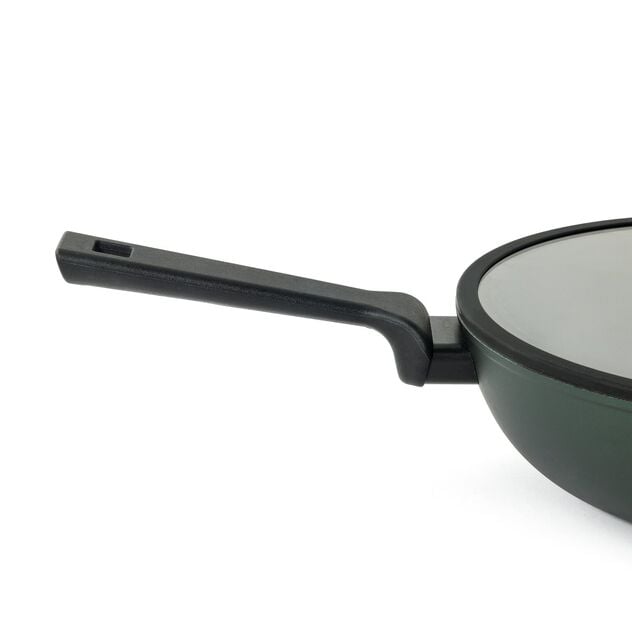 🆕 Sambonet | Wok 1 Manico Titan Pro Green Double Induction in Alluminio