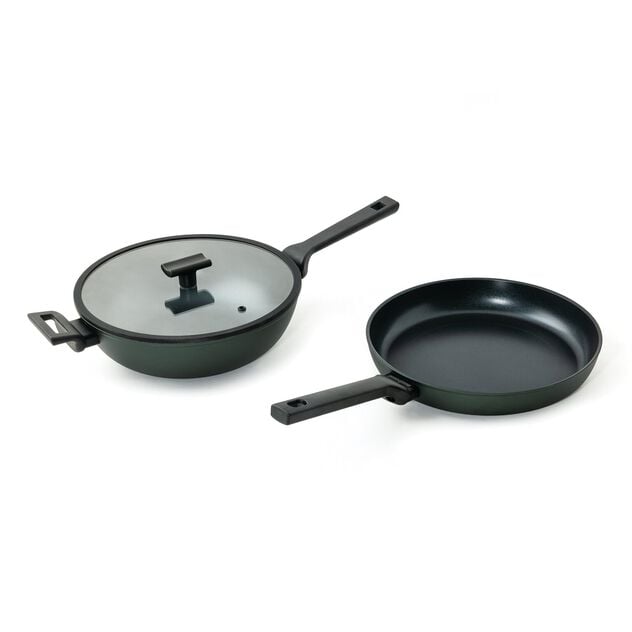 🆕 Sambonet | Wok 1 Manico Titan Pro Green Double Induction in Alluminio