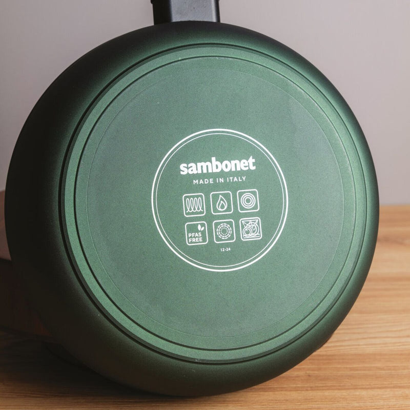 🆕 Sambonet | Padella 1 Manico Titan Pro Green Double Induction in Alluminio