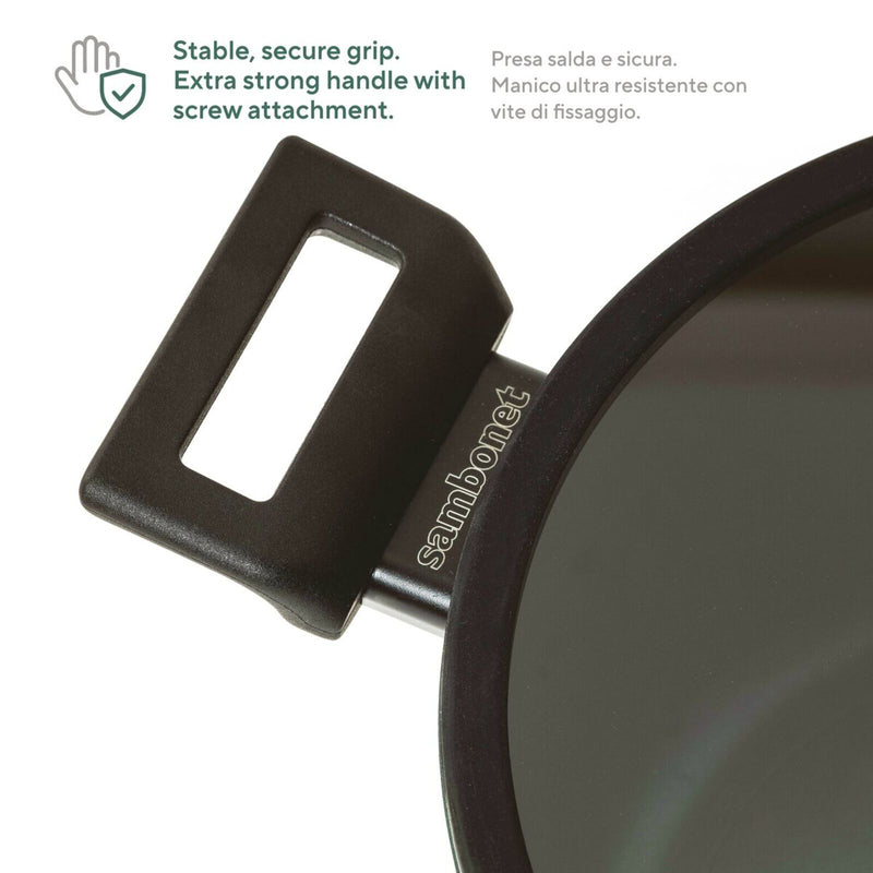 🆕 Sambonet | Tegame 2 Maniglie Titan Pro Green Double Induction in Alluminio