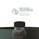 🆕 Sambonet | Casseruola Alta 1 Manico Titan Pro Green Double Induction in Alluminio