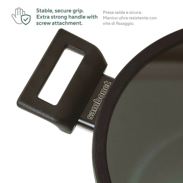 🆕 Sambonet | Casseruola Alta 2 Maniglie Titan Pro Green Double Induction in Alluminio