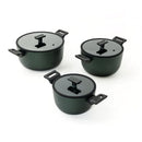 🆕 Sambonet | Casseruola Alta 2 Maniglie Titan Pro Green Double Induction in Alluminio