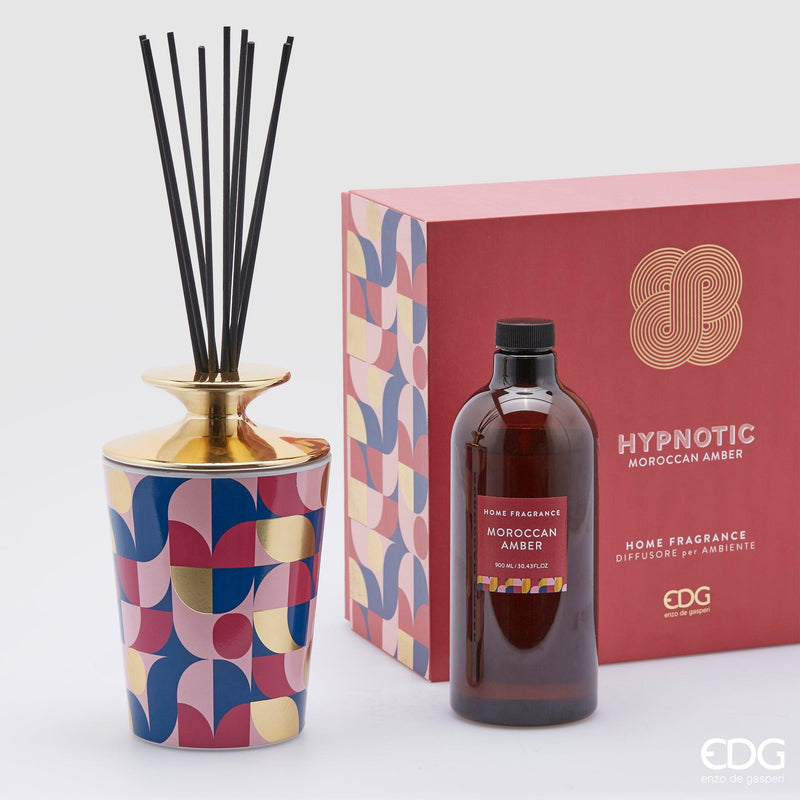 Profumatore HYPNOTIC in Bottiglia ceramica 900 ml. EDG Enzo De Gasperi