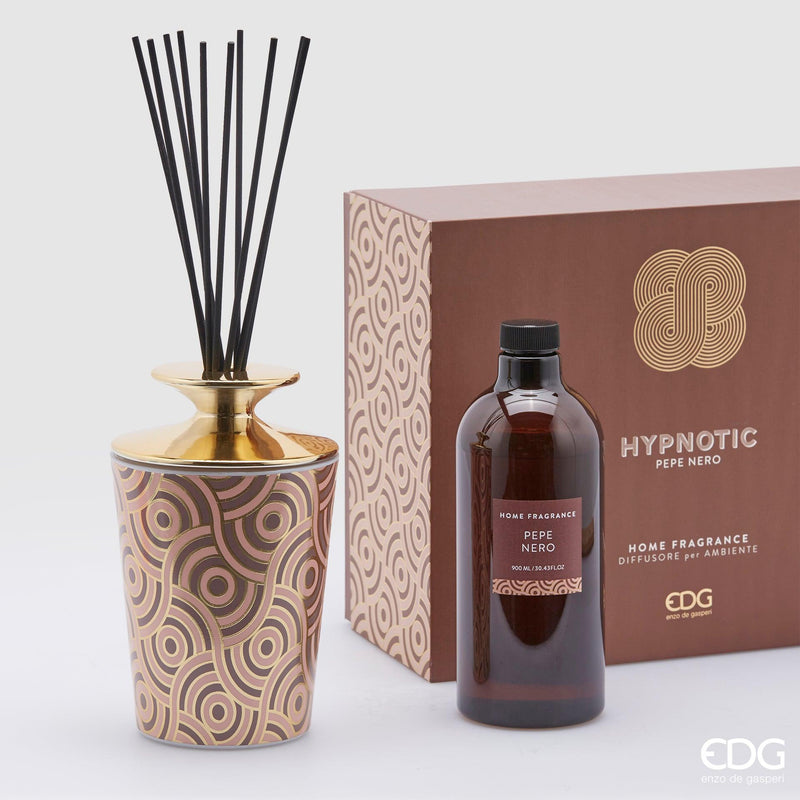 Profumatore HYPNOTIC in Bottiglia ceramica 900 ml. EDG Enzo De Gasperi