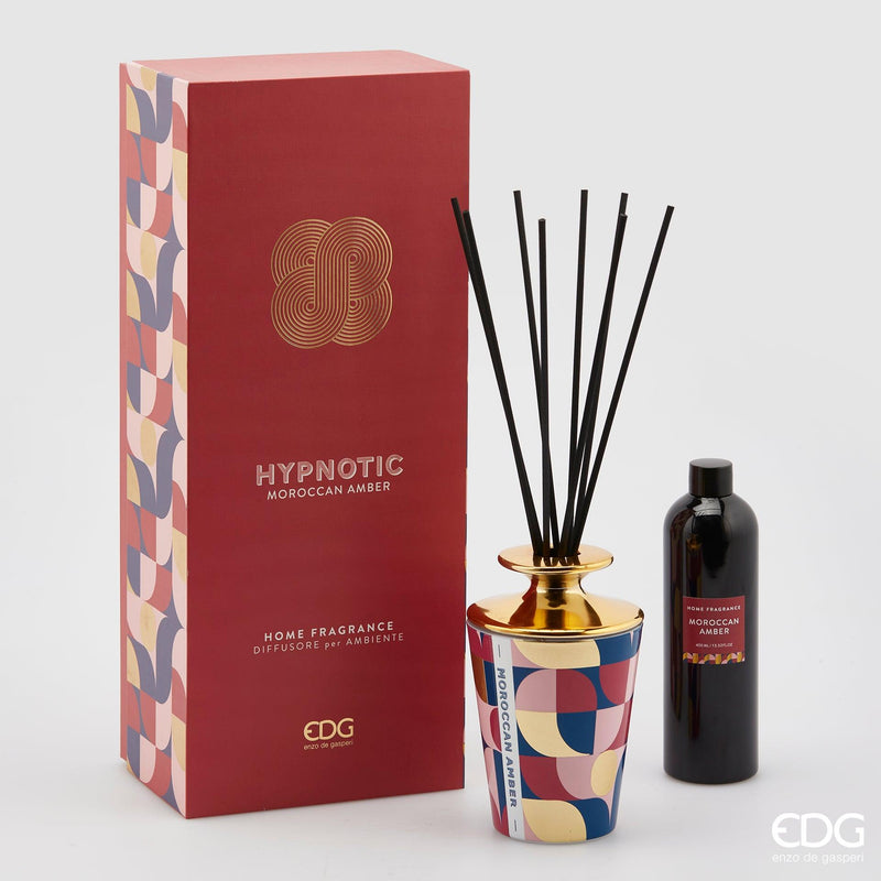 Profumatore HYPNOTIC in Bottiglia ceramica 400 ml. EDG Enzo De Gasperi