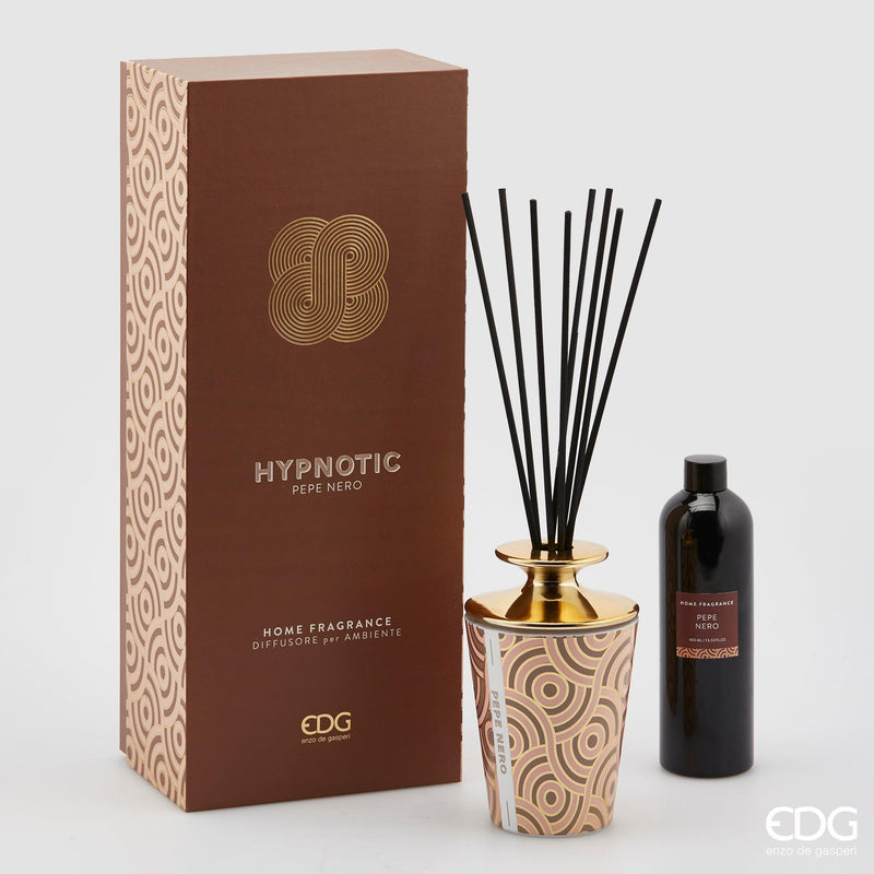 Profumatore HYPNOTIC in Bottiglia ceramica 400 ml. EDG Enzo De Gasperi
