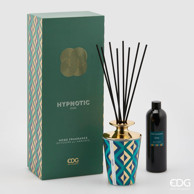 Profumatore HYPNOTIC in Bottiglia ceramica 400 ml. EDG Enzo De Gasperi