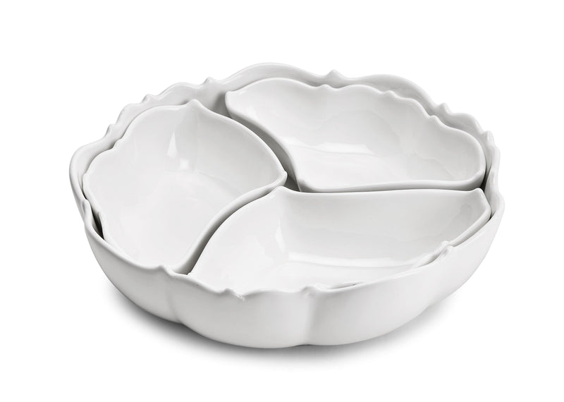 Arya Antipastiera 4pz Porcellana Fade Maison