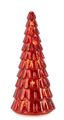 Fade Maison | Albero Natalizio Lumiere Spark Red con LED H 42,5 cm / H 32,5 cm / H 24 cm