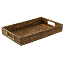 Sambonet | Vassoio con manici GN Radici rettangolare in midollino Marrone - Miele