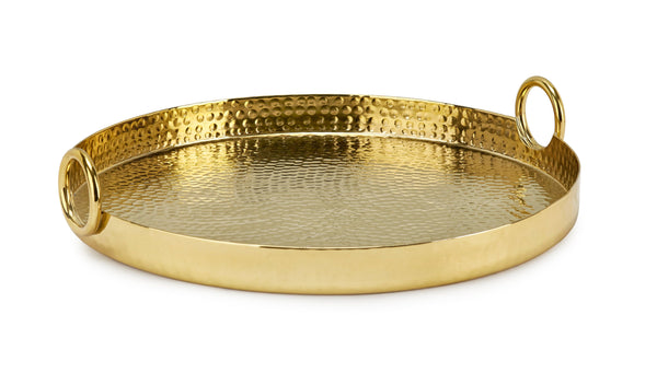 Fade Maison Vassoio Rotondo Shine in Metallo Natale 2024