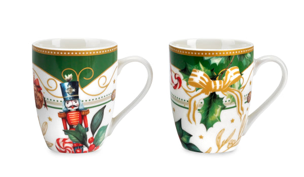 Fade Maison Set 2 Tazze Mug Astro in Porcellana Natale 2024