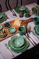 Bordallo - Pinheiro Servizio di Piatti 12 pz. in ceramica | Couve - Verde