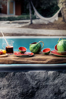 Bordallo - Pinheiro Sottopiatto in ceramica Ø 33 cm. | Melancia