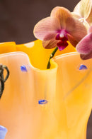 Vaso Centrotavola Ariette in vetro pasta colore soffiato a bocca Galbiati Milano