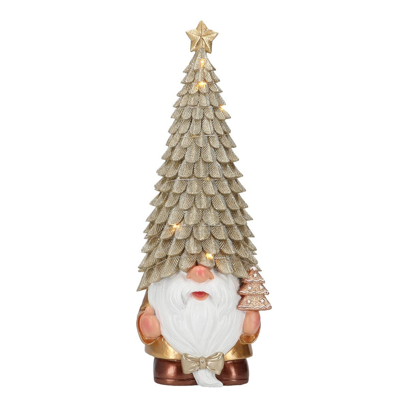 Timstor | Gnomo Poly con Albero LED sulla testa Natale 2025