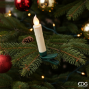 EDG Enzo De Gasperi | Set 10 pz candela LED con clip Natale 2025