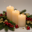 EDG Enzo De Gasperi |  Set 3 pz candela LED stile soffio Natale 2025
