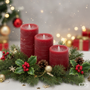 EDG Enzo De Gasperi |  Set 3 pz candela LED stile soffio Natale 2025