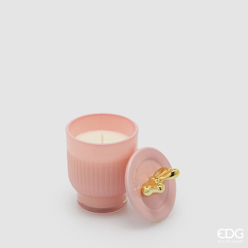 EDG Enzo De Gasperi | Candela profumata a fiocco con vaso in ceramica Natale 2025