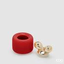 EDG Enzo De Gasperi | Candela a fiocco profumata in ceramica Natale 2025