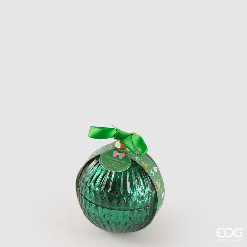 EDG Enzo De Gasperi | Candela profumata a sfera in vetro Natale 2025