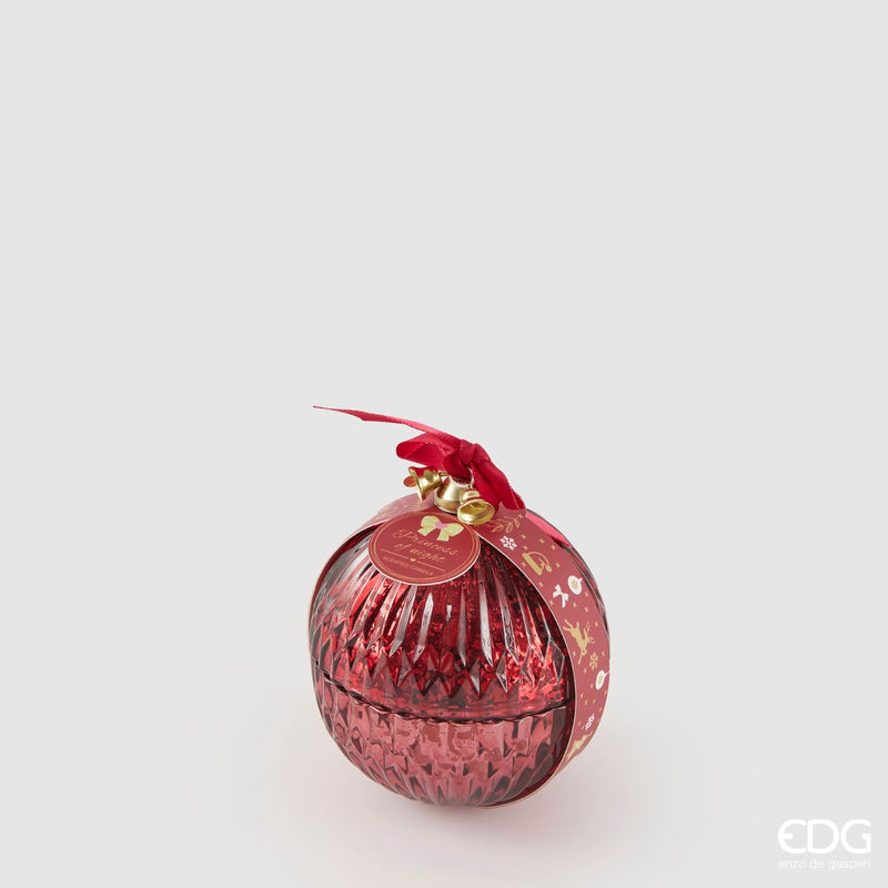 EDG Enzo De Gasperi | Candela profumata a sfera in vetro Natale 2025