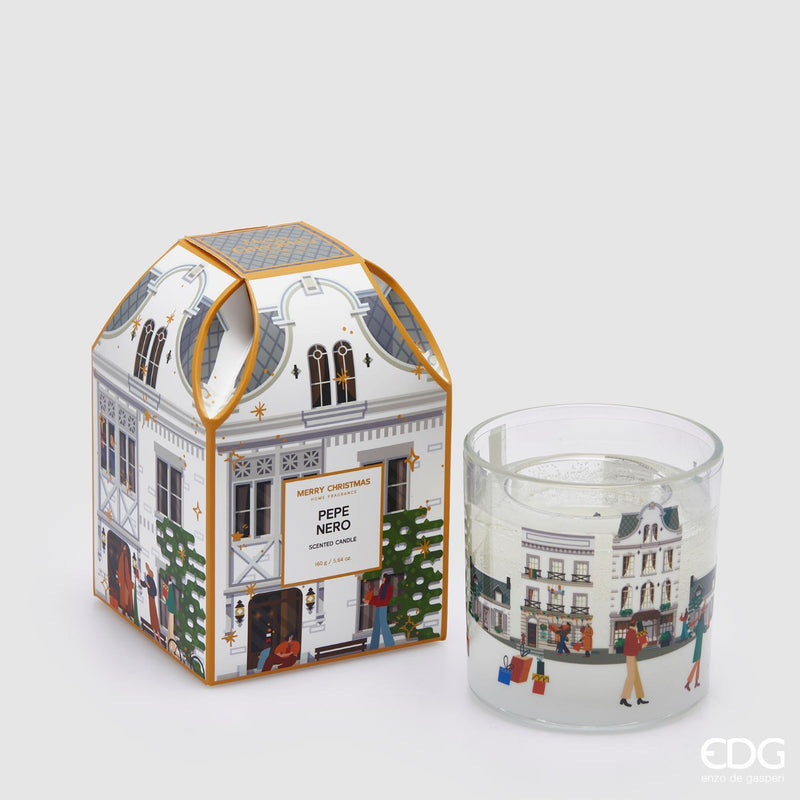 EDG Enzo De Gasperi | Candela profumata "Rue De Rivoli" con gioco LED Natale 2025