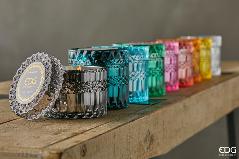 Candela in vetro profumata CRYSTAL  EDG Enzo De Gasperi