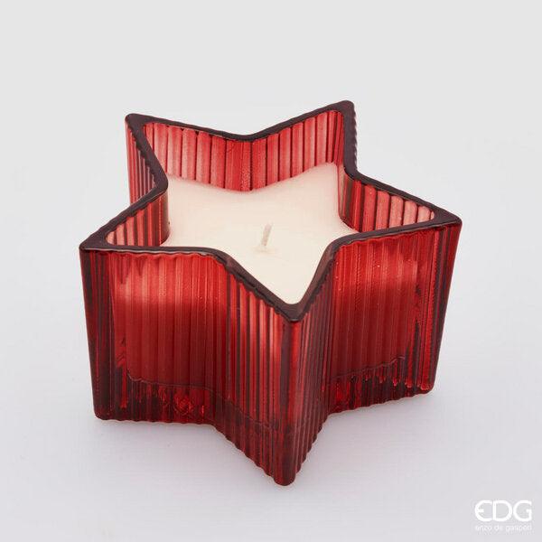 EDG Enzo De Gasperi | Candela a Stella Profumata in vetro Natale 2025