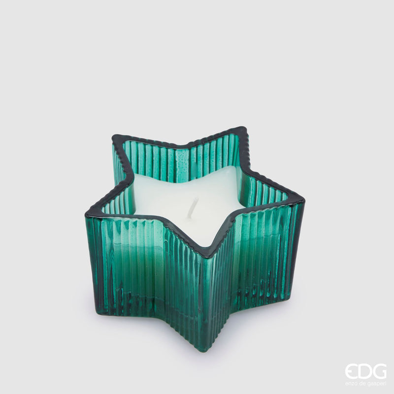 EDG Enzo De Gasperi | Candela a Stella Profumata in vetro Natale 2025