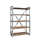 Libreria Madera in legno riciclato con Struttura Metallo