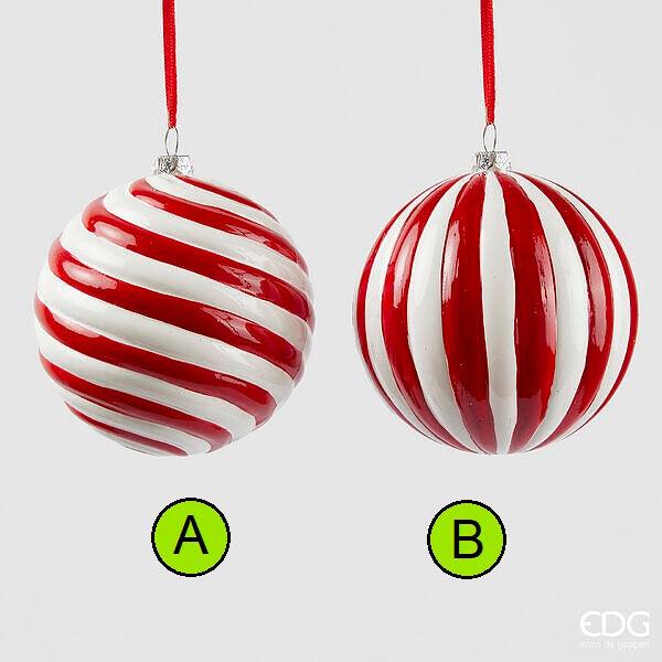 EDG Enzo De Gasperi | Palla decorativa in stile candy Natale 2025