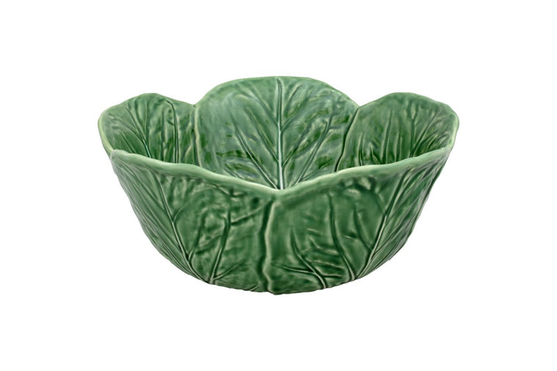 Bordallo - Pinheiro Insalatiera in ceramica Ø 29,5 cm.| Couve Verde - Beige