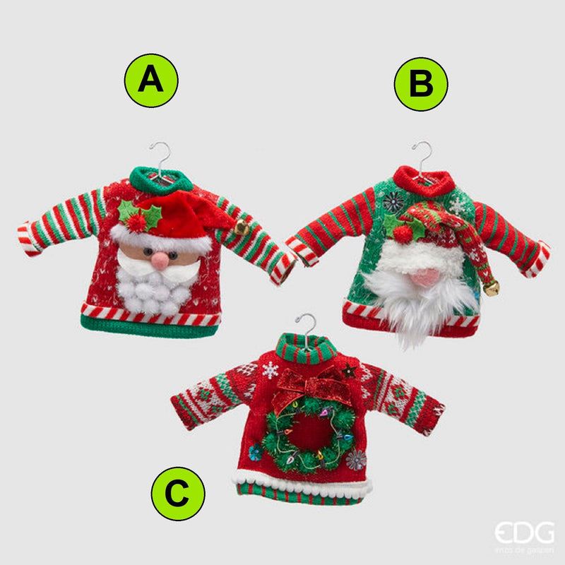 Enzo De Gasperi Decoro Maglione Natalizio Natale 2025