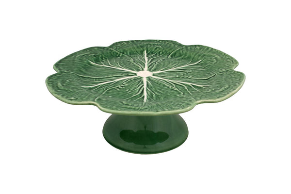 Bordallo - Pinheiro Alzata in ceramica Ø 31 cm.| Couve - Verde