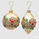 EDG Enzo De Gasperi | Palla/fuso decorativi in Vetro Natale 2025