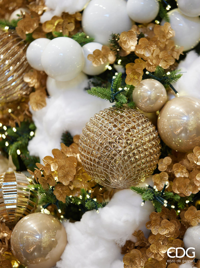 Enzo De Gasperi Palla Rombi in Vetro Natale 2024