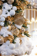 EDG Enzo De Gasperi | Palla a righe Natalizia in vetro Natale 2025